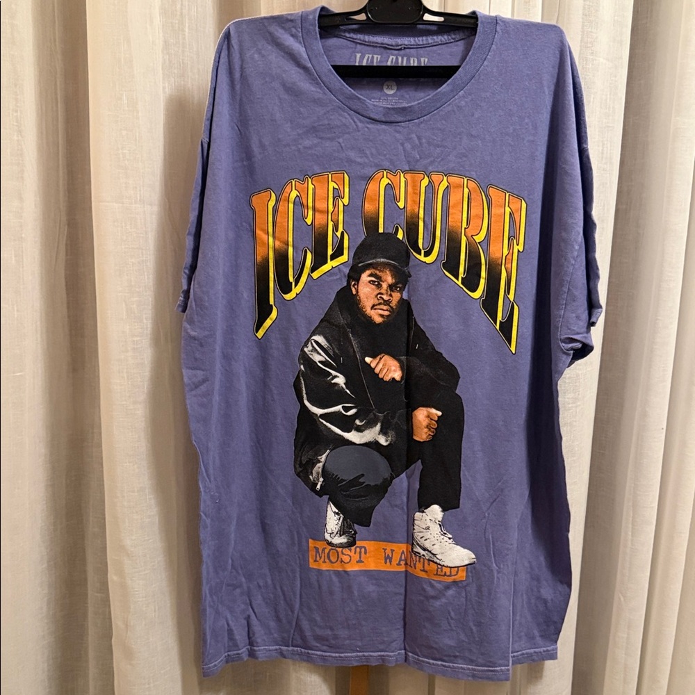 Ice Graphic Tee - Purple and Yellow